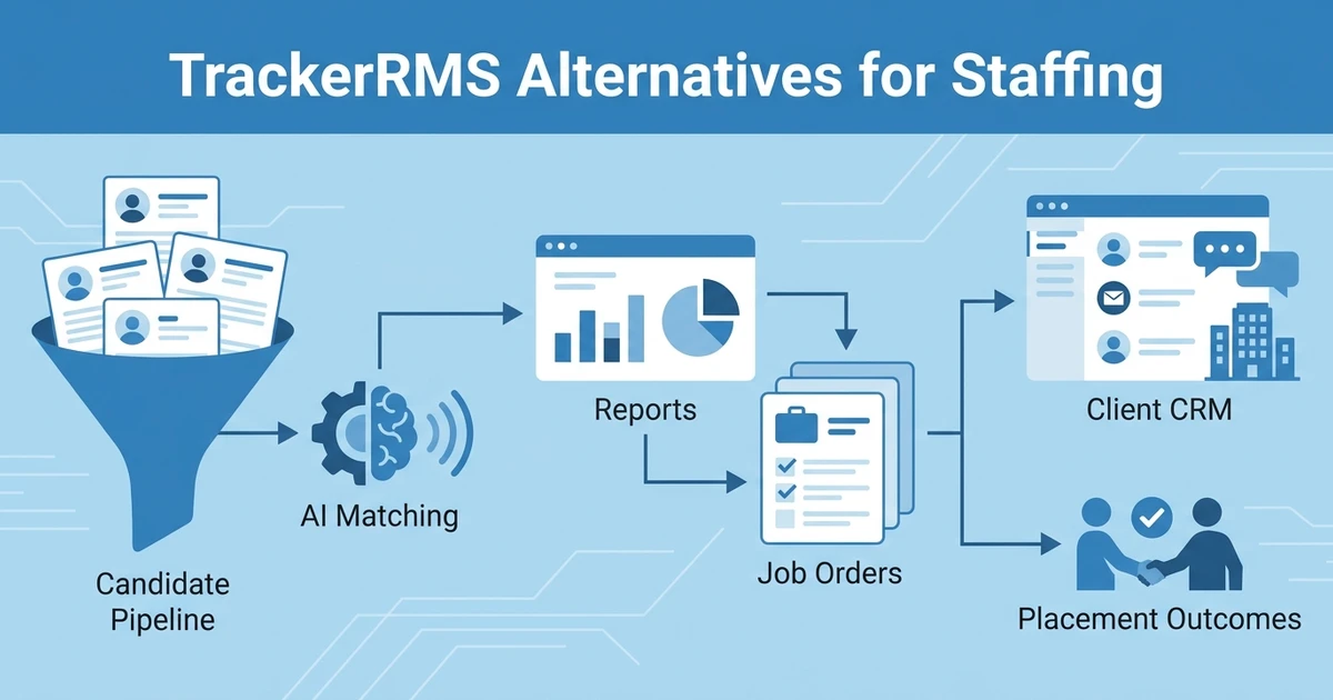 Best TrackerRMS Alternatives for Staffing Agencies in 2026