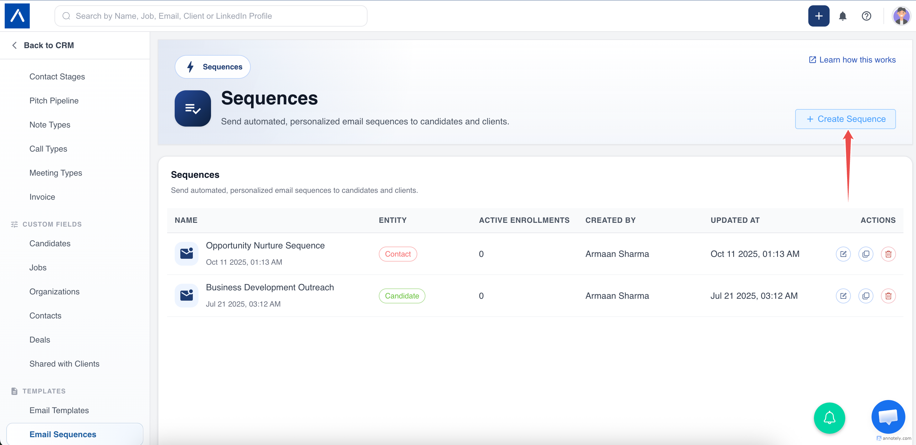 AI sequence prompt