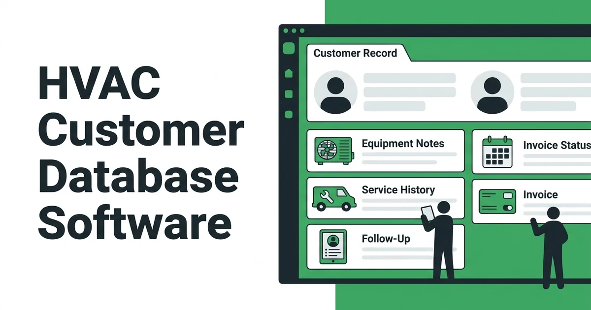 HVAC Customer Database Software: Track Service History