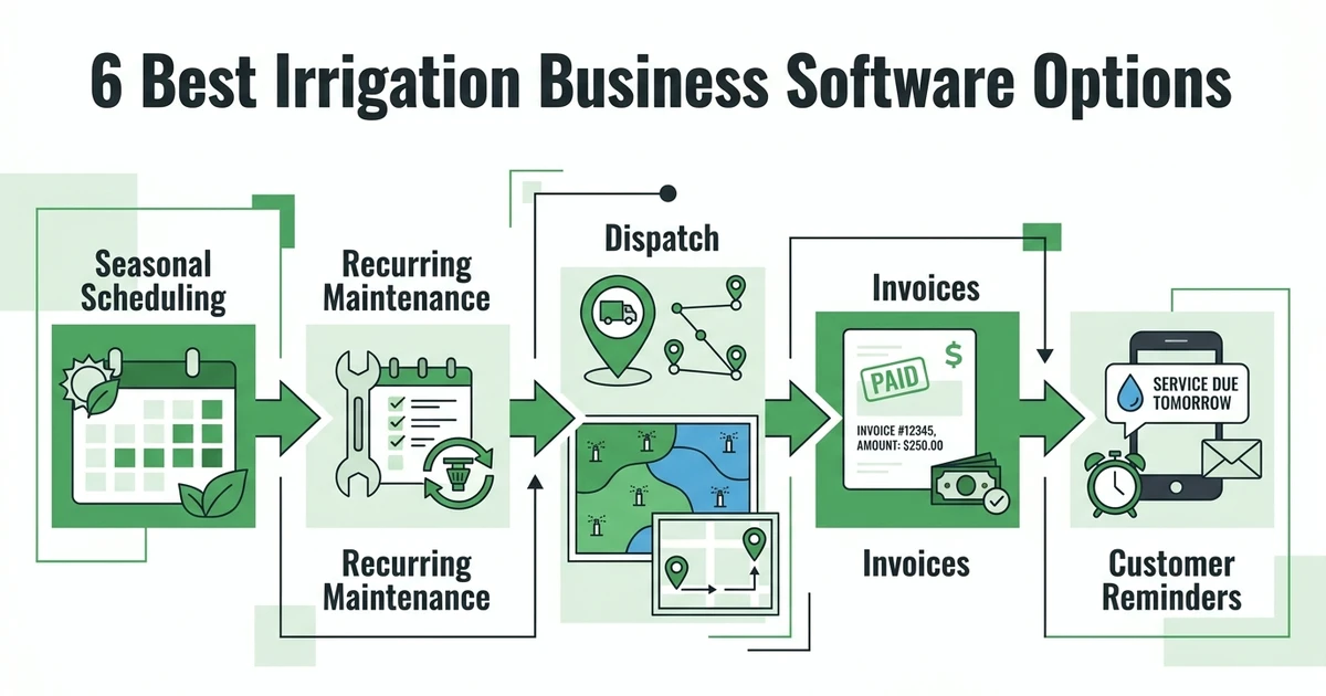 6 Best Irrigation Business Software Options for Service Teams