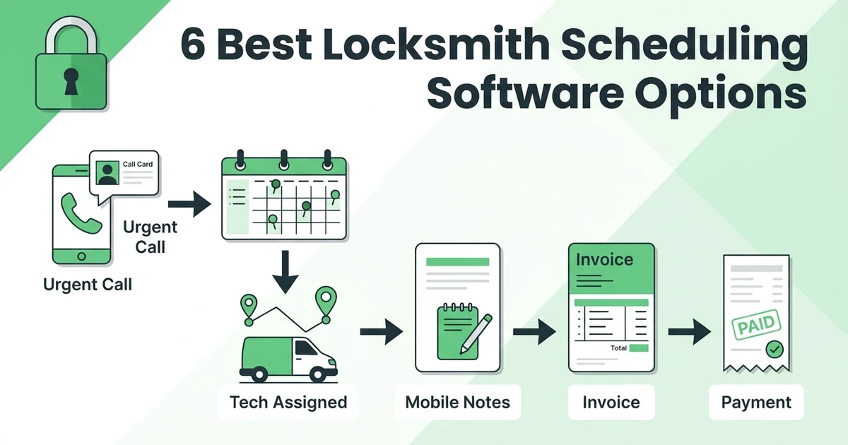6 Best Locksmith Scheduling Software Options for Dispatch