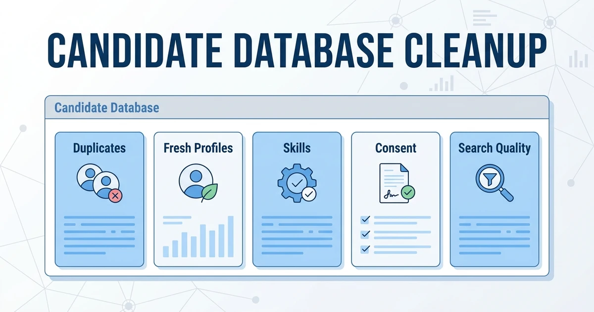 Candidate Database Cleanup for Recruitment Agencies