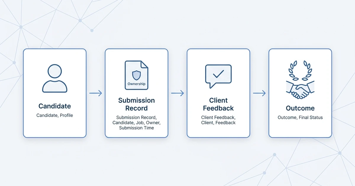 Submission Record, Candidate, Client, Job, Owner, Submission Time, Feedback