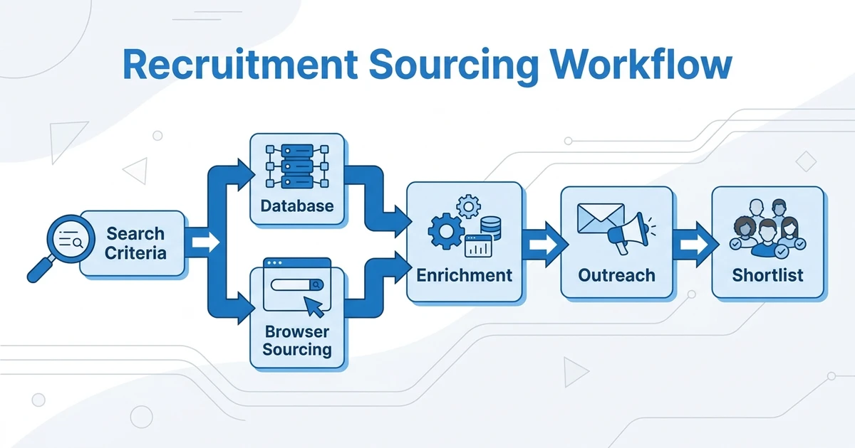 Recruitment Sourcing Workflow for Faster Shortlists