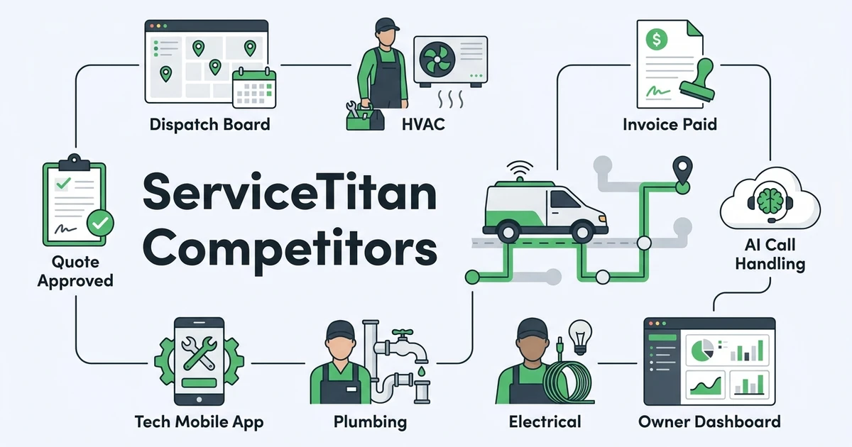 Best ServiceTitan Competitors for Field Service Teams in 2026