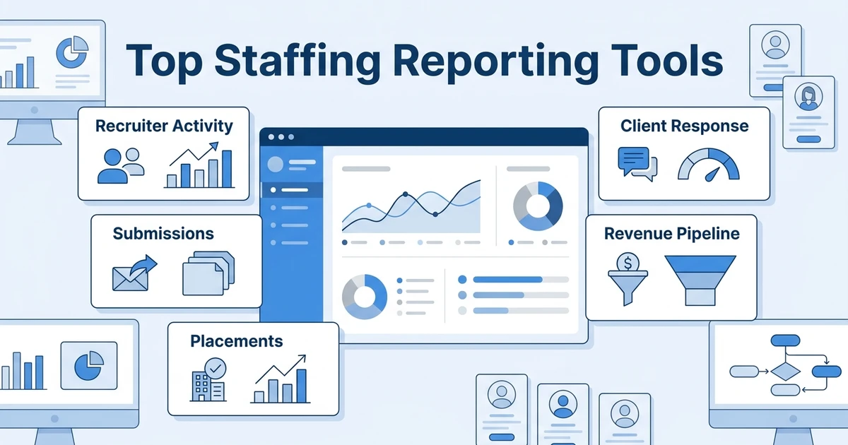 Top 12 Staffing Agency Reporting Tools for Recruiters