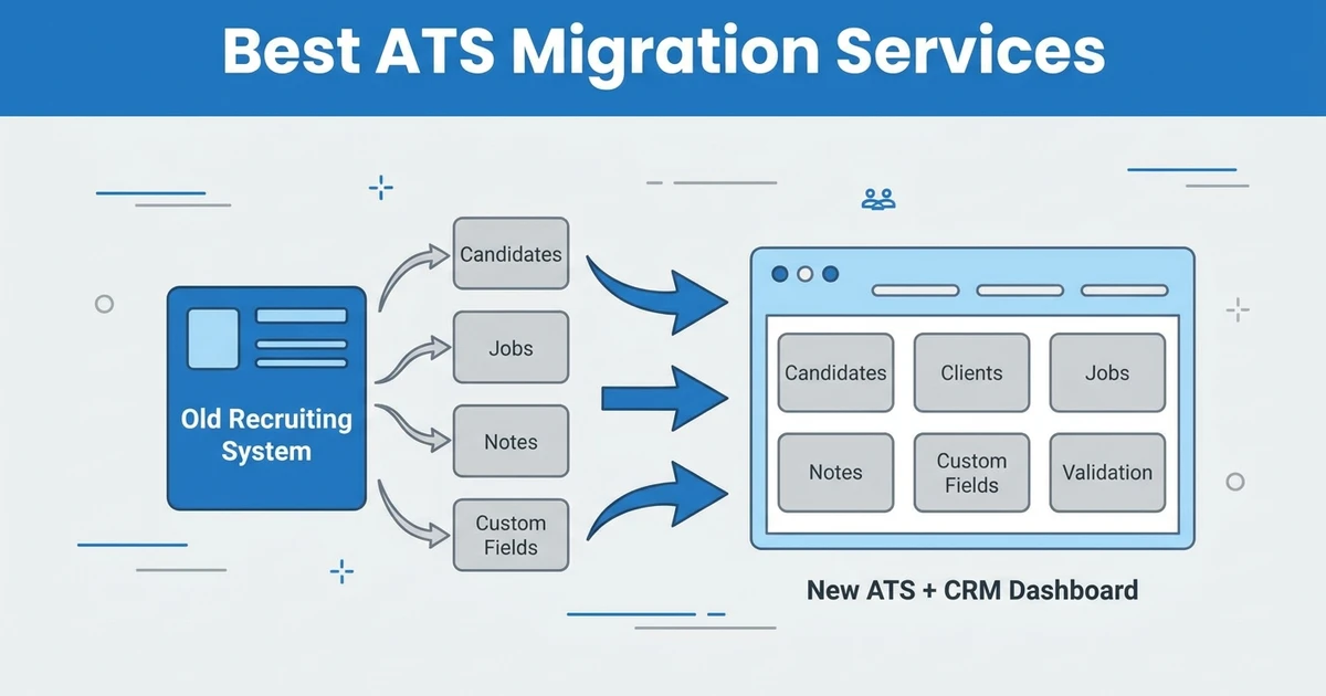 Best 10 ATS Migration Services for Recruitment Agencies
