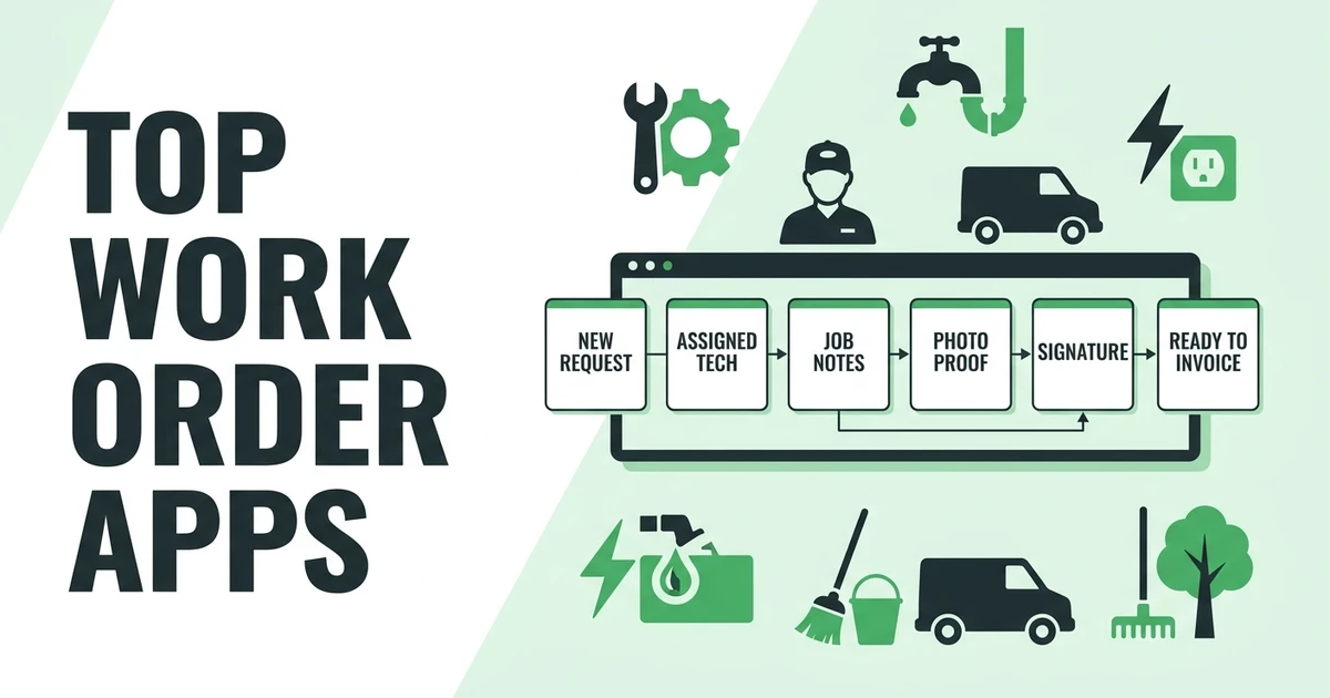 Top 20 Work Order Apps for Field Service Contractors in 2026