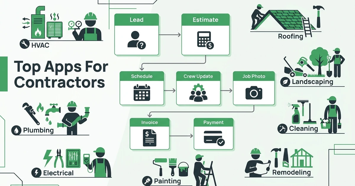Top 20 Apps for Contractors to Manage Field Jobs in 2026