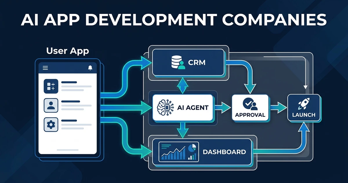 Compare AI app partners by workflow context, product scope, integrations, guardrails, ownership, and launch handoff before funding a custom build.