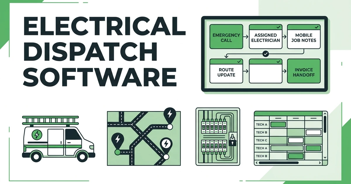 Electrical Dispatch Software: Stop Losing Time Between Jobs