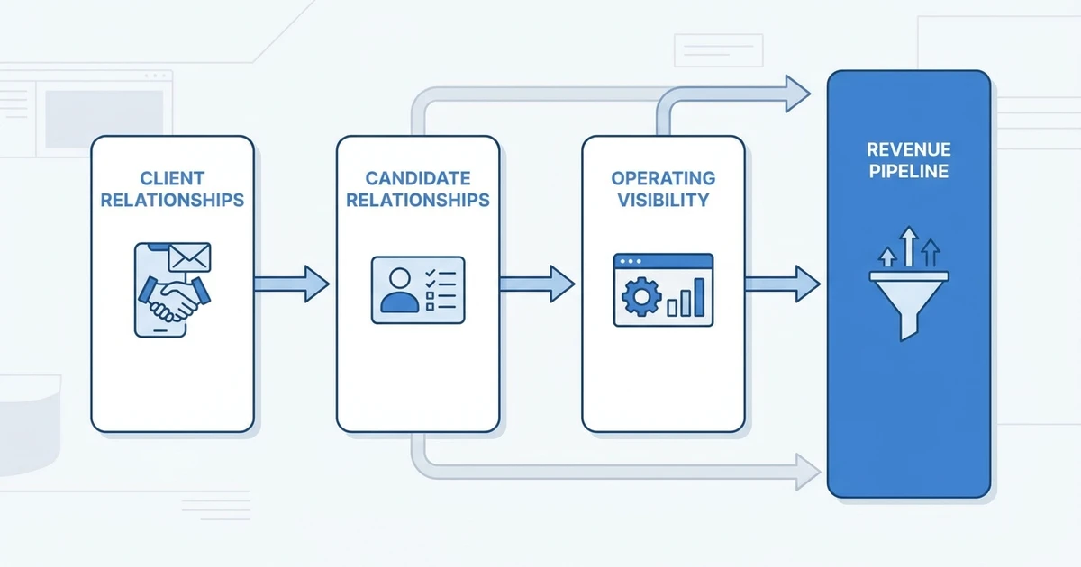 Client Relationships, Candidate Relationships, Operating Visibility, Revenue Pipeline