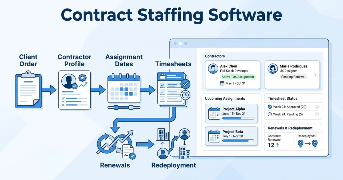 10 Best Contract Staffing Software Tools in 2026