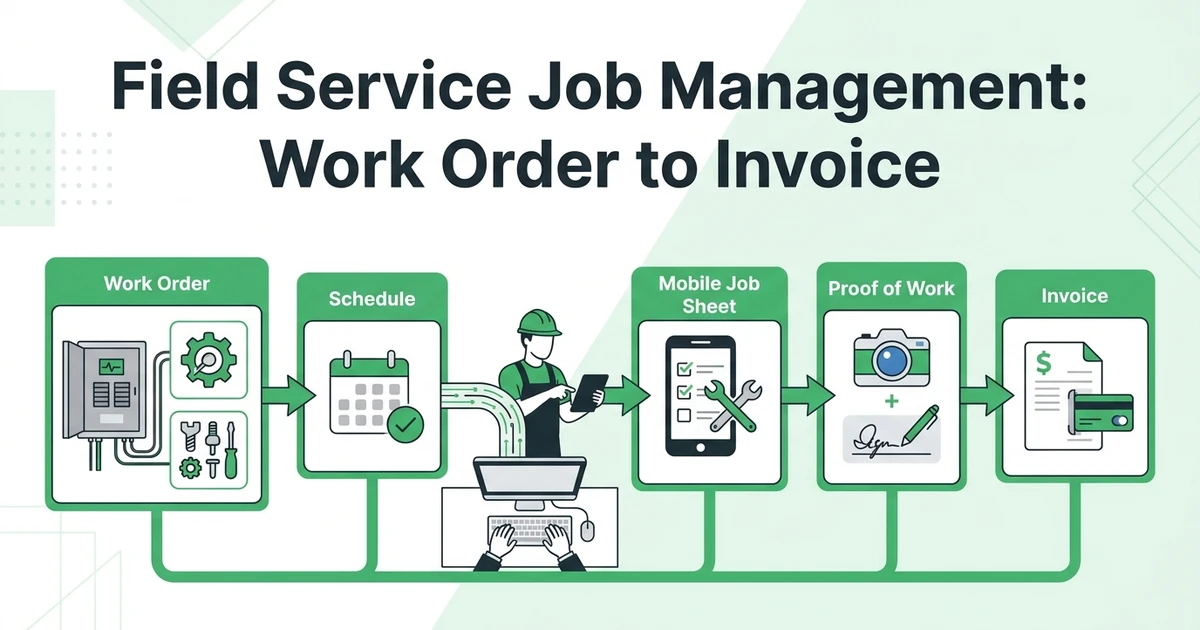Field Service Job Management Software: From Work Order to Invoice