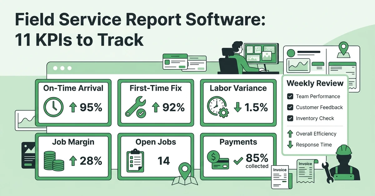 Field Service Report Software: 11 KPIs to Track