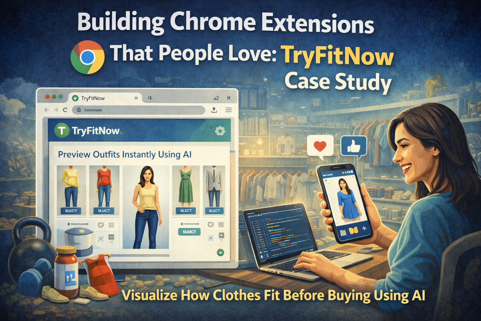 Building Chrome Extensions That People Love: TryFitNow Case Study