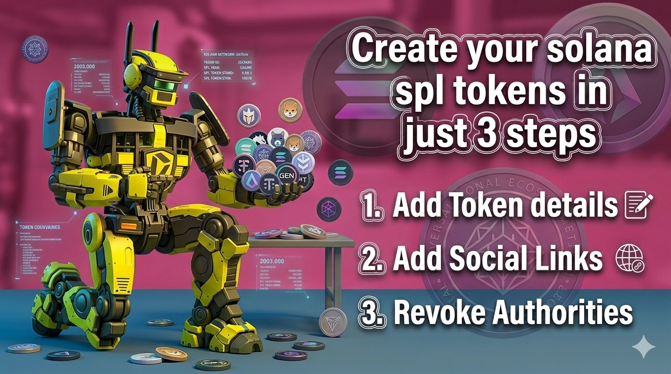 Illustration for Create a Solana Token in Minutes (No Coding Required)