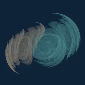 Dissolved Haze — IFS flame fractal art by mjenny