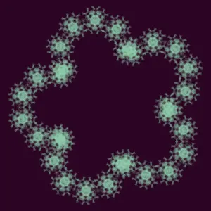 Liminal Silhouette — L-System fractal art by mjenny