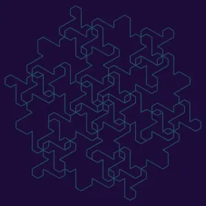 Silent Echo — L-System fractal art by mjenny