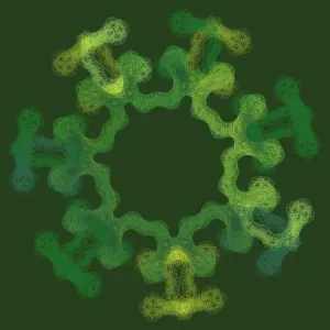 Mossy Crystal — L-System fractal art by mjenny