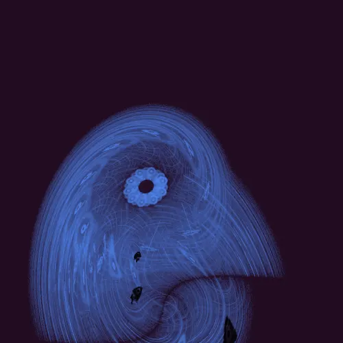 Astonished Dove — Flame fractal art