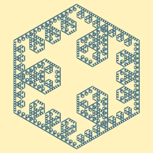 Brittle Diamond — Sistema L fractal art