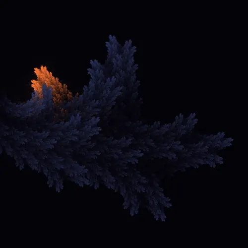 Nightfire Tree — 火焰 fractal art
