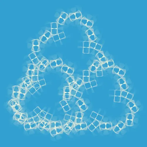 Ivory Glyph — L-System fractal art