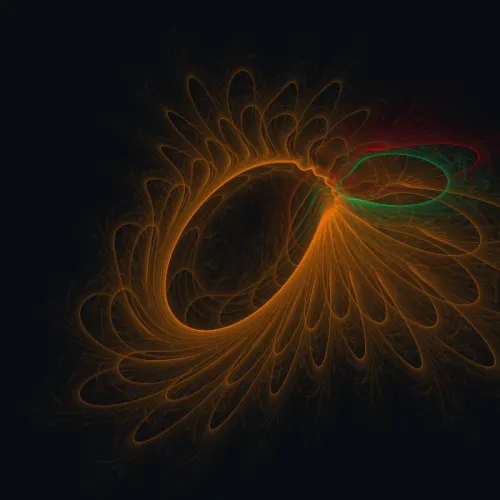 Golden Continuum — フレイム fractal art