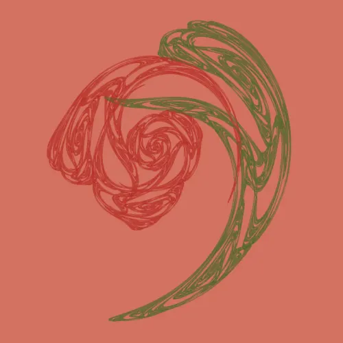 Hypnotic Rose — Flamme fractal art