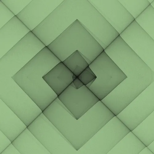 Mint Origami — 火焰 fractal art
