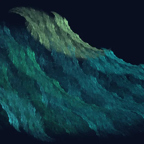 Wave Reflection — Flame fractal art