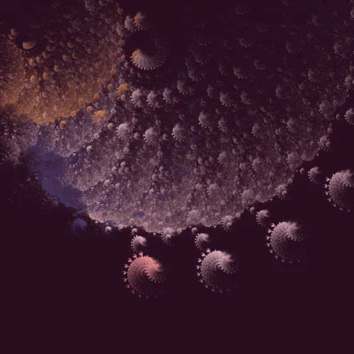 Mycelial Mystery — Flame fractal art