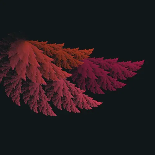 Alabaster Tree — Flamme fractal art
