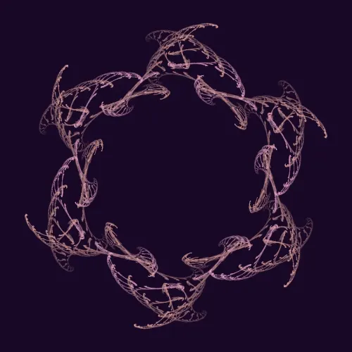 Woven Trellis — Flame fractal art