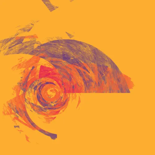 70s Sunburst — Flame fractal art
