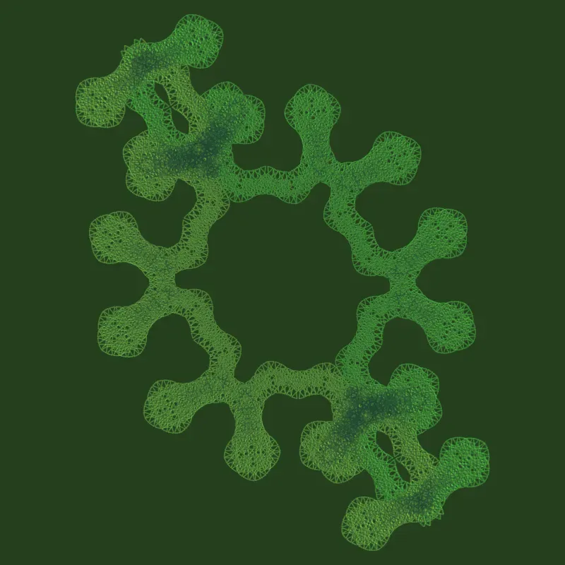 Arctic Arc — L-System fractal art by mjenny