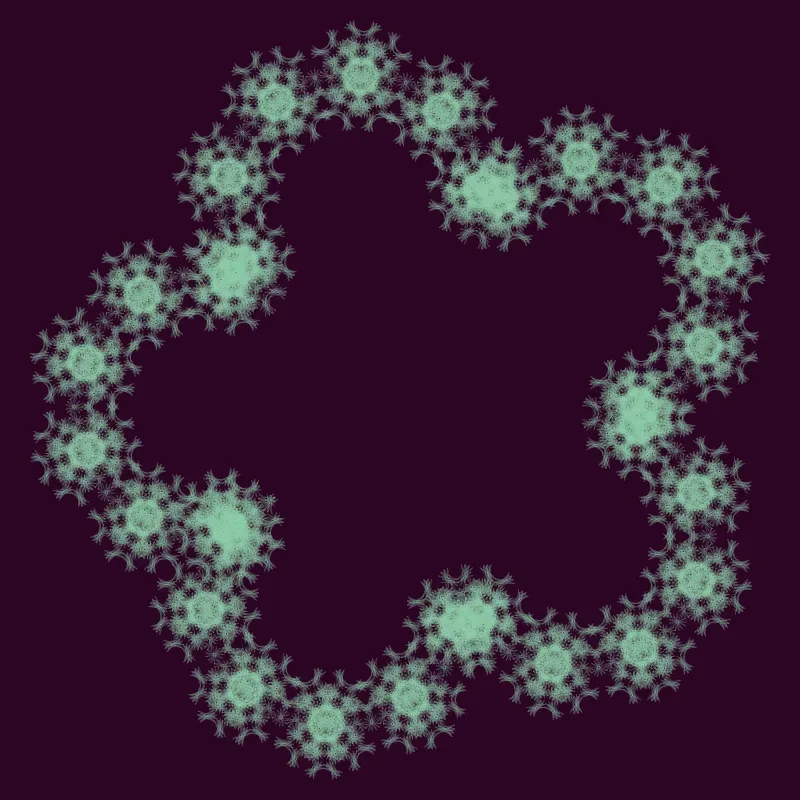 Liminal Silhouette — L-System fractal art by mjenny