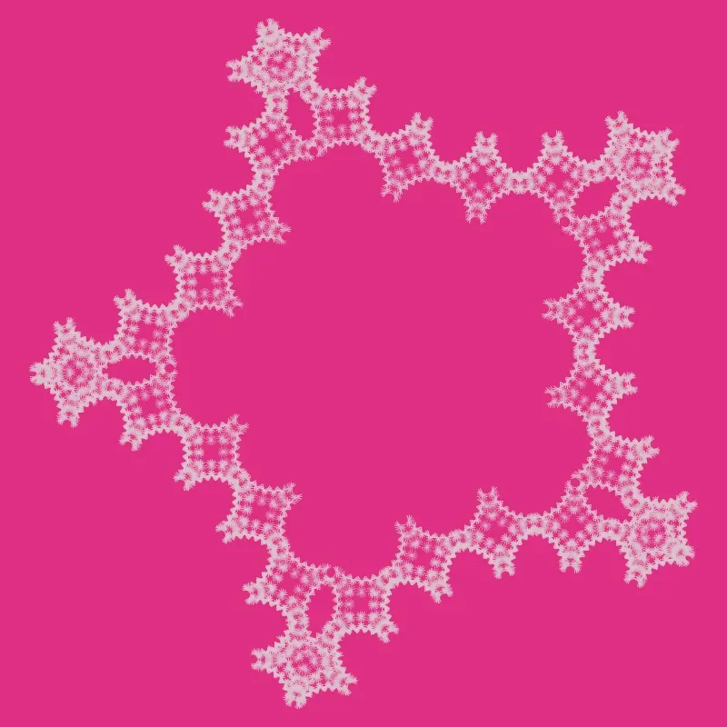 Silent Crystal — L-System fractal art by mjenny