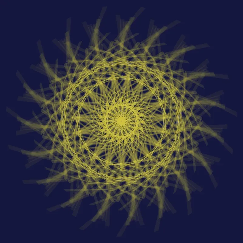 Brittle Orbit — L-System fractal art by mjenny