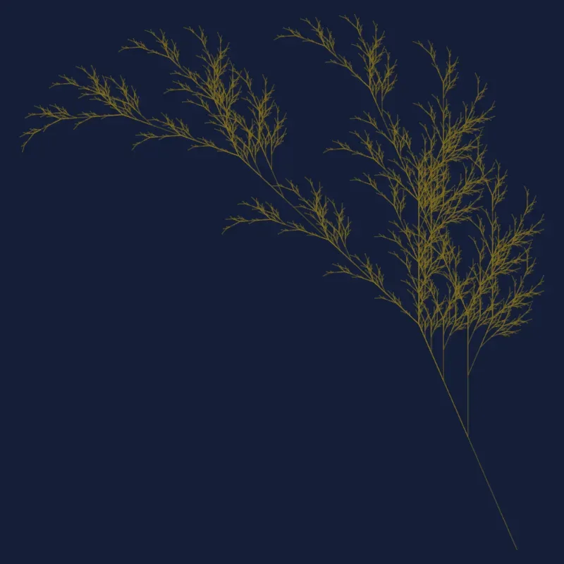 Veiled Nebula — L-System fractal art by mjenny