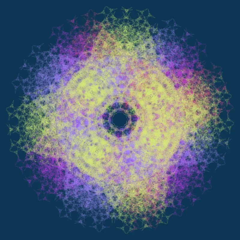 Volcanic Trellis — L-System fractal art by mjenny