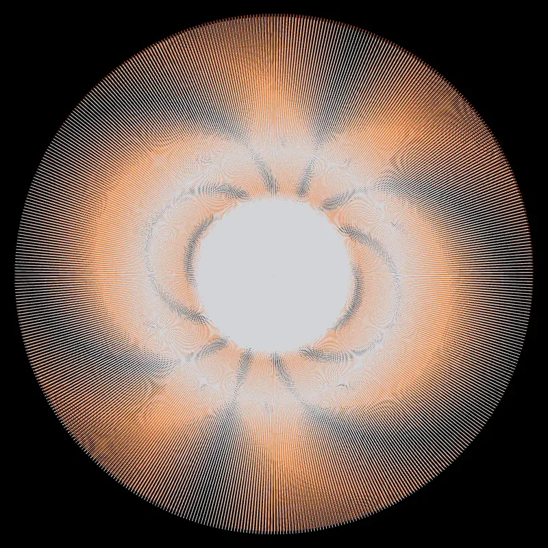 Cosmic Interference — L-System fractal art by mjenny