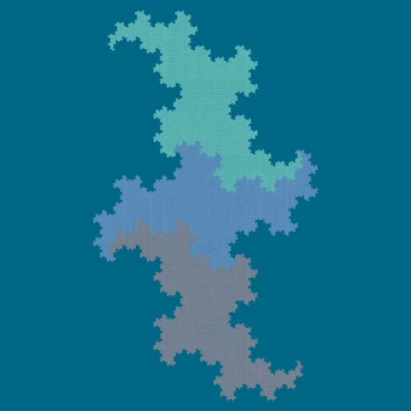 Sunken Knot — L-System fractal art by mjenny