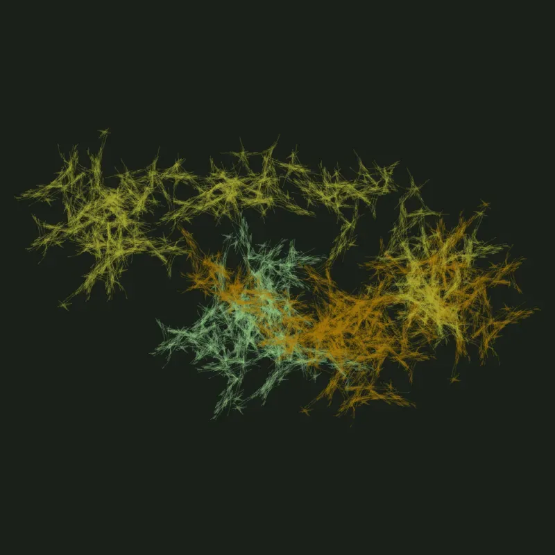 Unbroken Crystal — L-System fractal art by mjenny