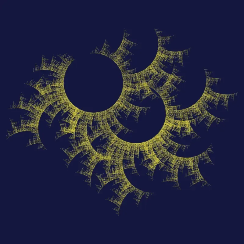 Woven Fern — L-System fractal art by mjenny