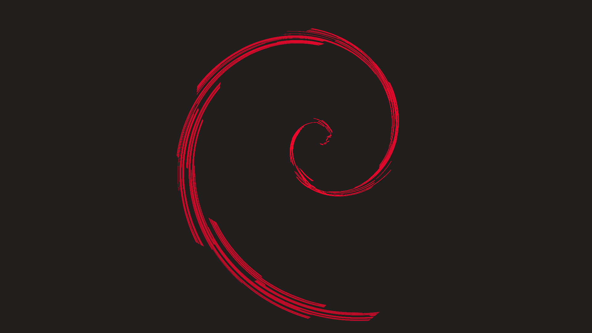 Debian — art des fractales par Jema