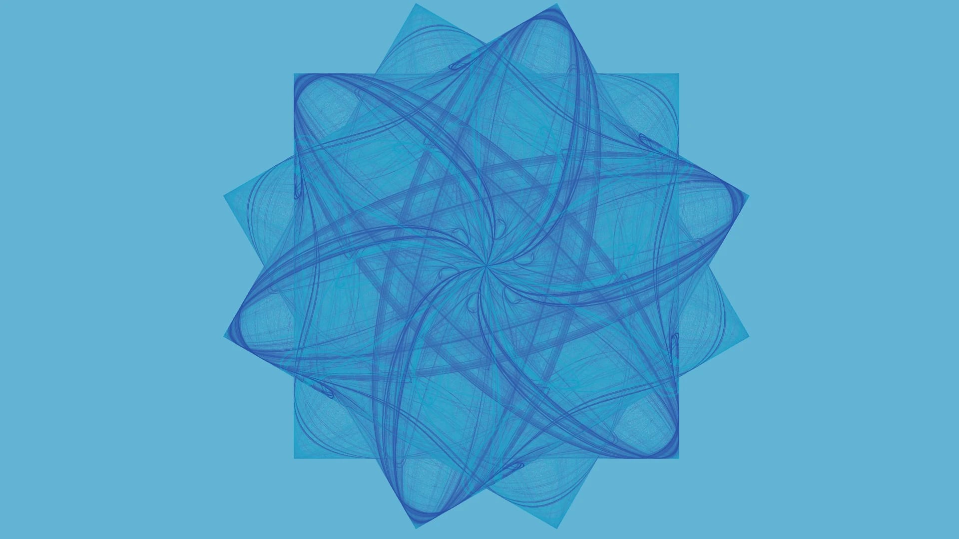 Azure Symmetry — 作者: Jema のフラクタルアート