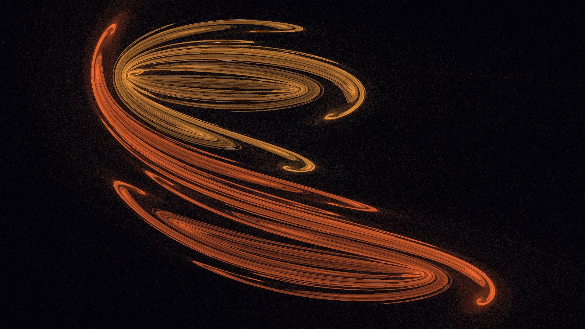 Sunlit Ribbon — Flame fractal art by Jema